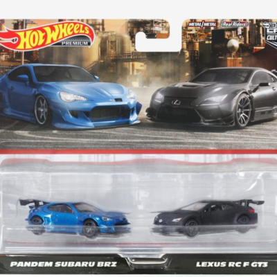 Hotwheels Premium Car Culture Pandem Subaru BRZ Lexus RC F GT3