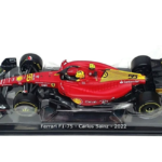 Bburago 1/24 Scale F1 Ferrari F1-75 - #55 Carlos Sainz 2022