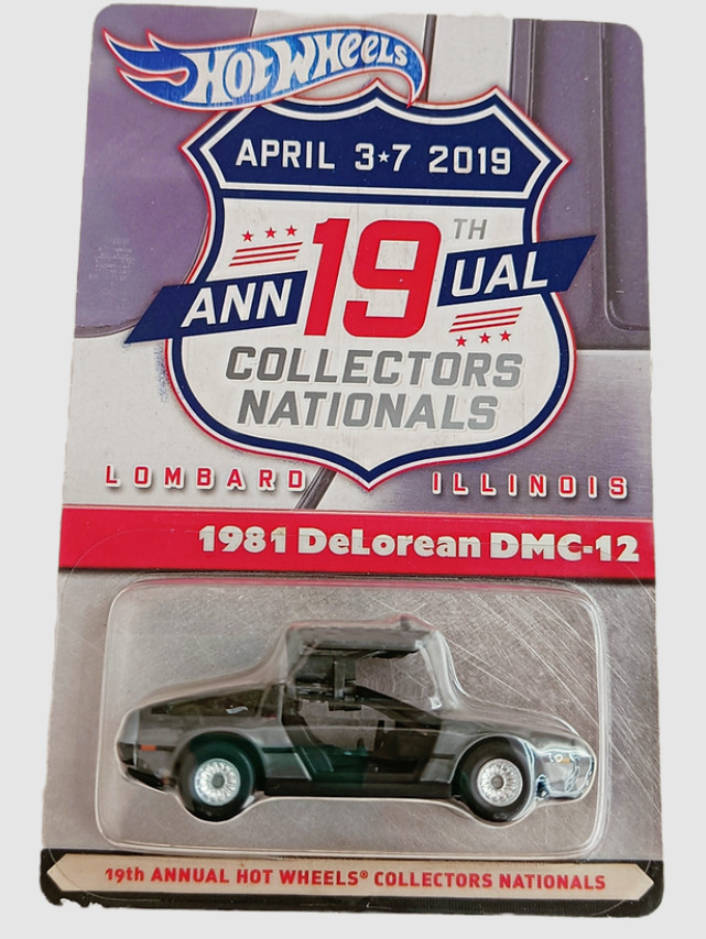 HotWheels 19thAnnual Collectors 1981 Deleorean DMC
