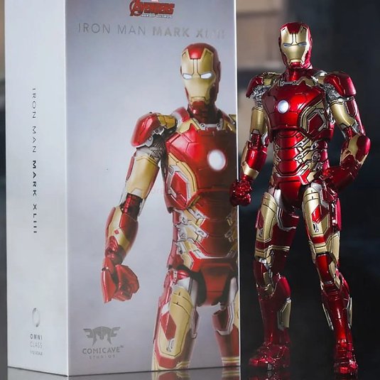 Marvel Iron Man Anime Figure Armor Mk43 image 1