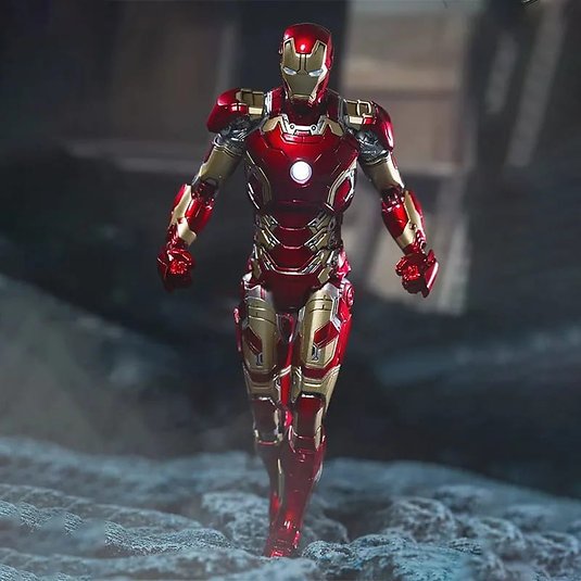 Marvel Iron Man Anime Figure Armor Mk43 image 2