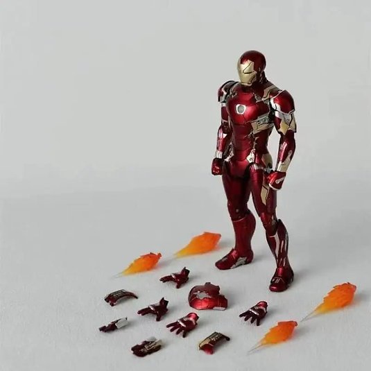 Marvel Iron Man Anime Figure Armor Mk43 image 3