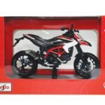 Maisto Adult Ducati Hypermotard Sp 1:12 Scale Diecast Model Miniature Show Motorcycle