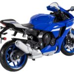 Maisto Metal - 1/12 Scale Model Compatible With Yamaha Replica Miniature Model Sports Bike