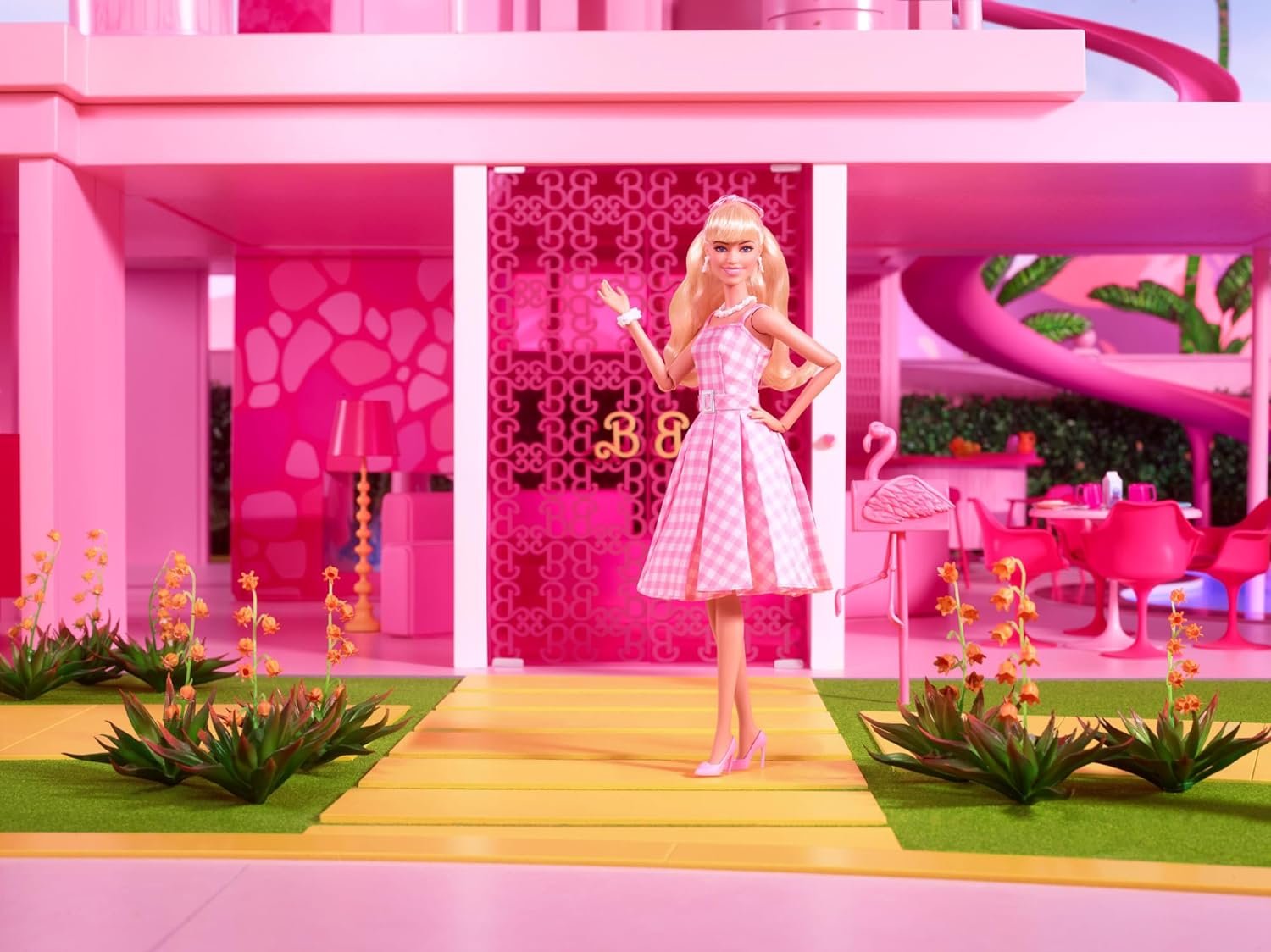 Barbie The Movie Doll Wearing Pink&White image 2