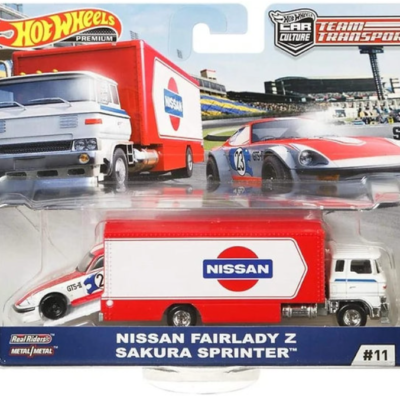 Hot Wheels Car Culture Team Transport Nissan Fairlady Z Sakura Sprinter