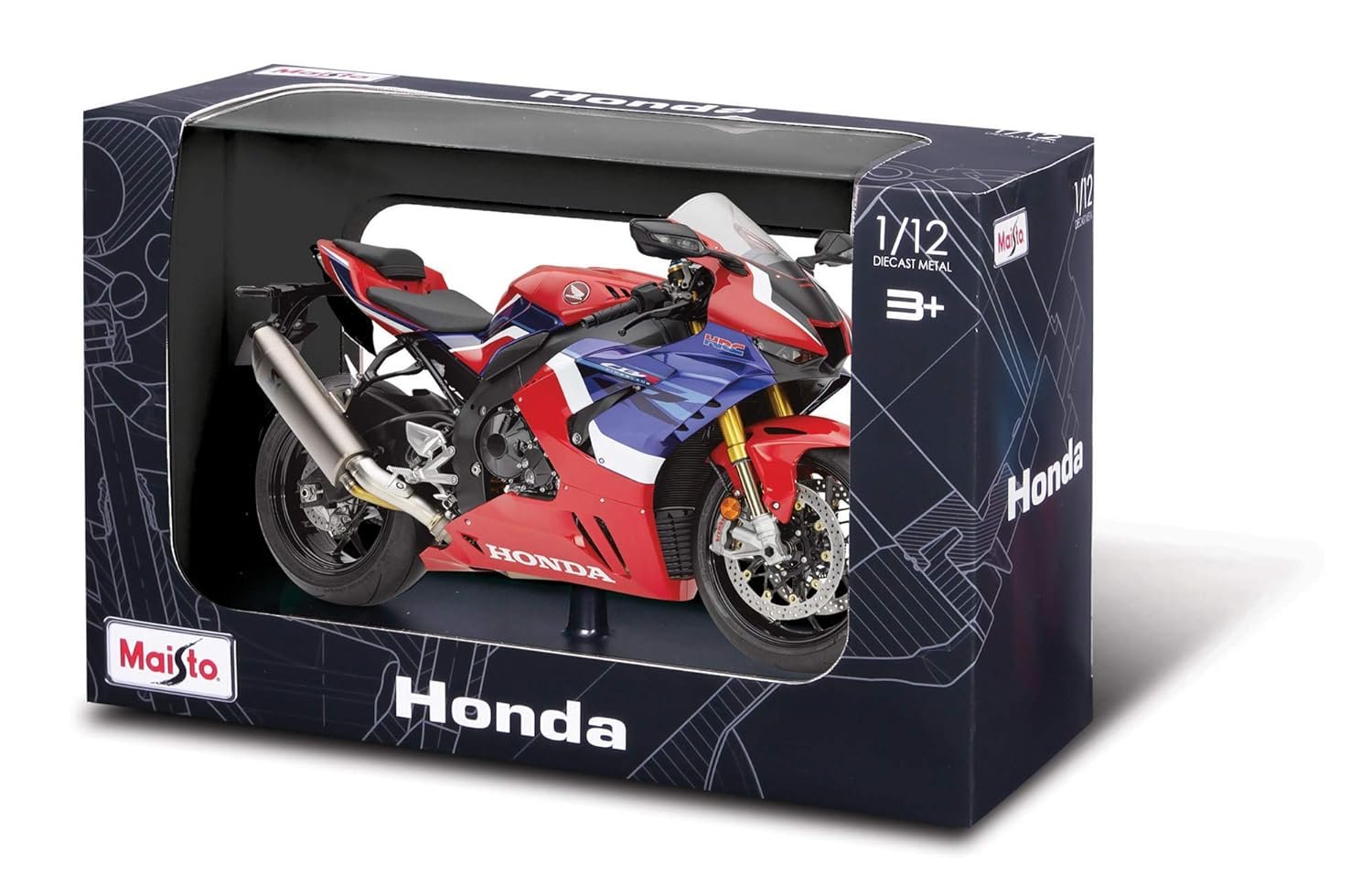 Maisto Honda Cbr 1000 Rr- R Fireblade Sp Scale Diecast Model Miniature Show Motorcycle image 2
