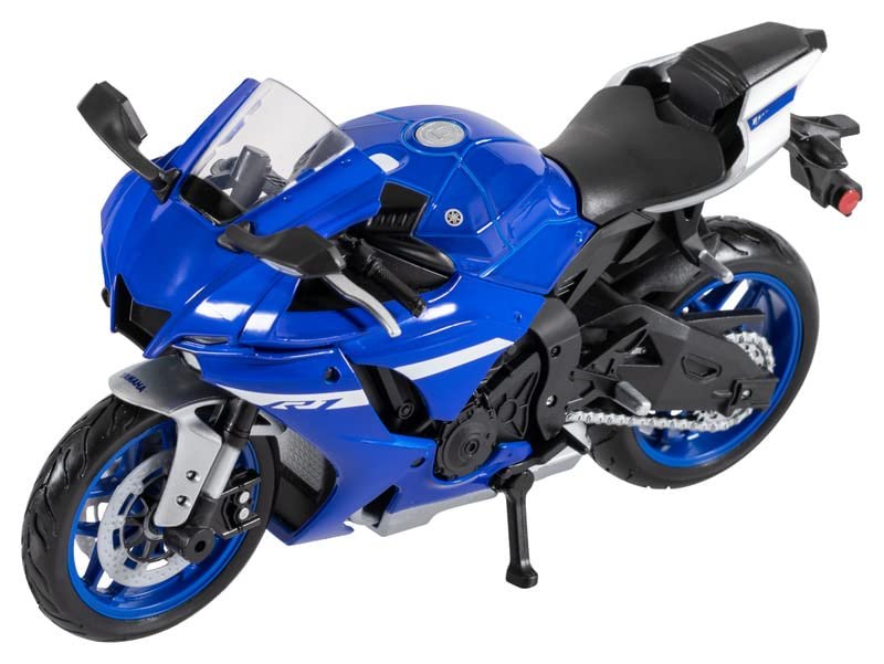 Maisto Metal scale model of the Yamaha YZF R1 2021 in striking blue image 2