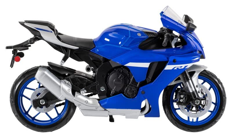 Maisto Metal scale model of the Yamaha YZF R1 2021 in striking blue image 4