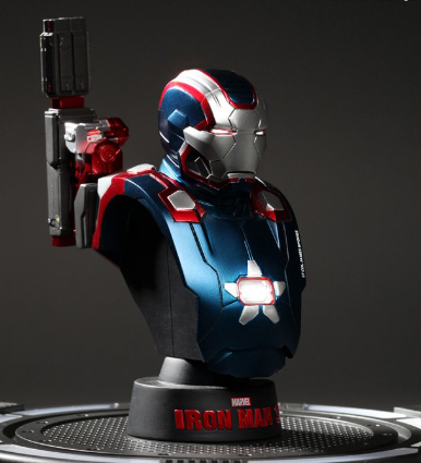 Marvel Iron Man 3 Iron Patriot Scale Collectible Figure image 3