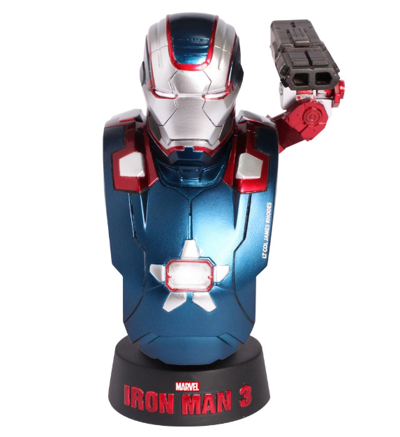 Marvel Iron Man 3 Iron Patriot Scale Collectible Figure image 4