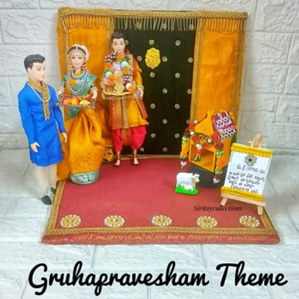 Personalized Gruhapravesham and House warming Doll Set image 4