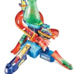 Hot Wheels Metal Shifters Color Splash Science Lab Playset