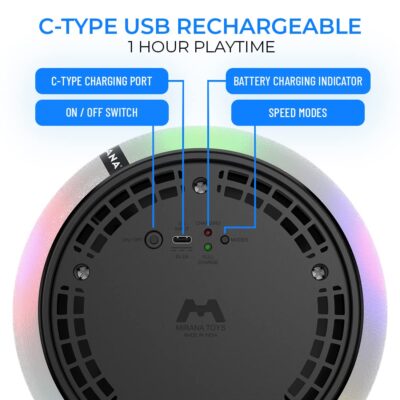 Mirana C Type USB Rechargeable Hover Football image2