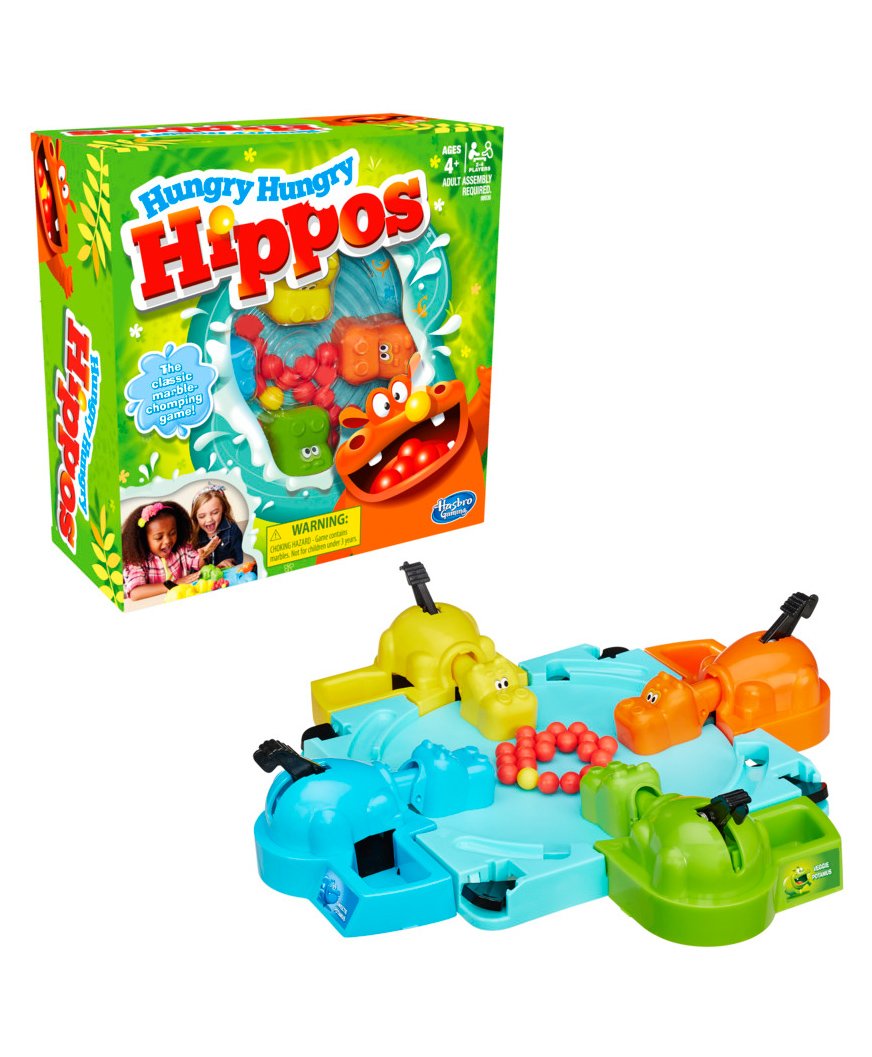 Hasbro Gaming Hungry Hungry Hippos image 1