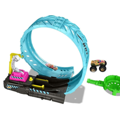 Hot wheels Monster Trucks Glow in The Dark Epic Loop Challenge Playset