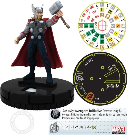Limited Edition alert! This Thor Heroclix figure image 1