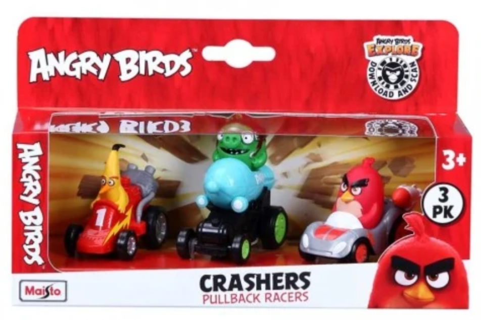 Maisto Angry Birds Crashers Pullback Racers image 1