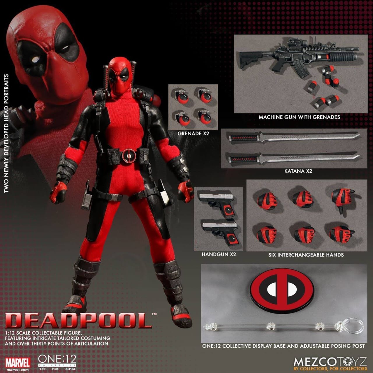 Deadpool Super Hero Action Figure image 1