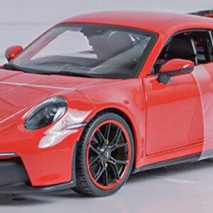 Maisto - 1/18 Scale Model Compatible with Porsche Replica Miniature Sports Car Collectible 911 GT3 2022 (Red)