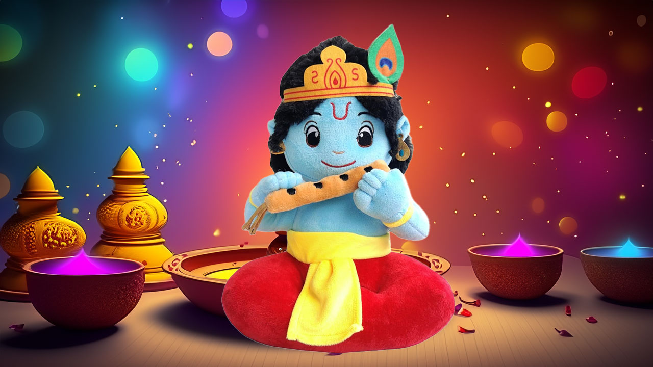 krishna soft toy