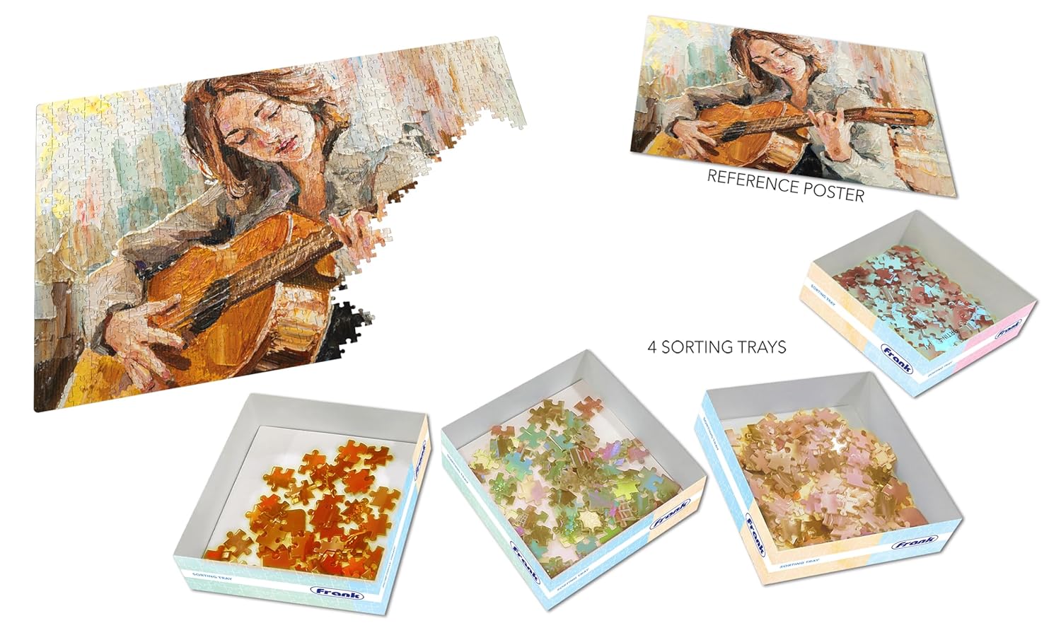 750-Piece Frank The Guitarist Jigsaw Puzzle