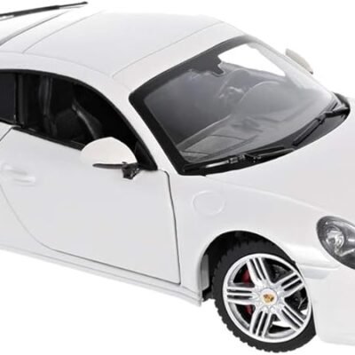 Rastar 1:24 Porsche 911 Carrera S Diecast Model Car White