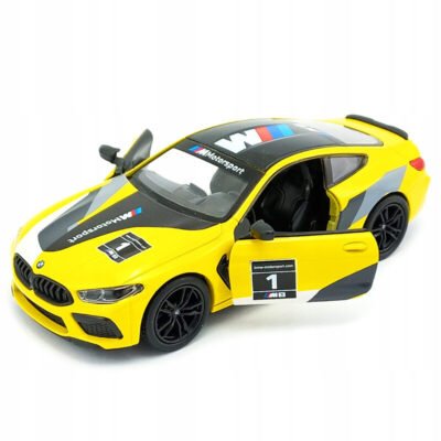 Mayatra's Kinsmart BMW M8 Competition Coupe 1:38 Diecast Model Yellow