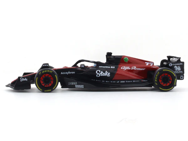 2023 Alfa-Romeo C43 Stake Team Valtteri Bottas 1:43 Bburago Formula 1 Diecast Scale Model Car