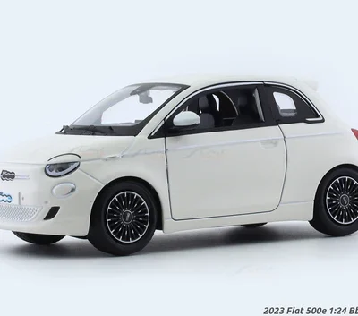 2023 Fiat 500e diecast scale model car