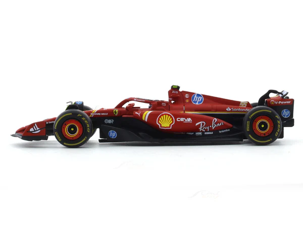 2024 Ferrari SF24 Carlos Sainz 1:43 Bburago Formula 1 Diecast Scale Model Car