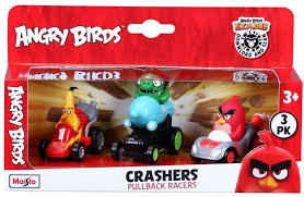 Maisto Angry Birds Crashers 2.5" 3-Pack