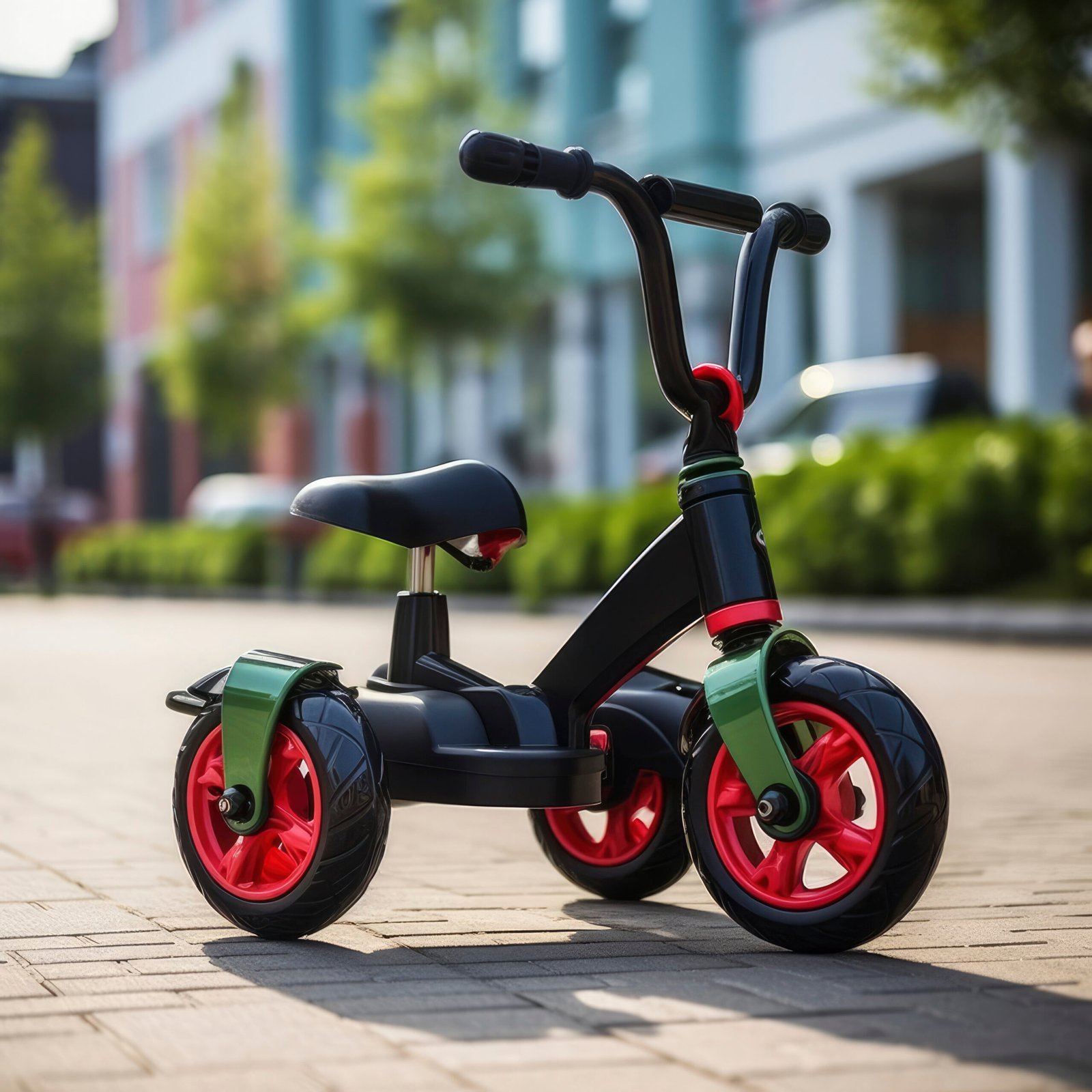 wooden bike toy